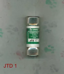 LITTELFUSE JTD1 FUSIBILE JTD 1 RITARDO 600 VOLT 1 AMP - Foto 1 di 2