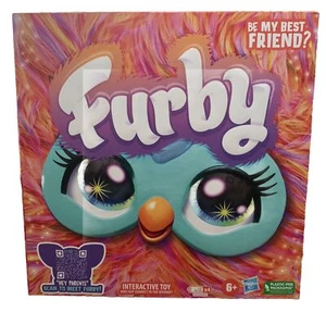 Juguete interactivo de peluche Furby Coral 2023 nuevo en mano muy raro difícil de encontrar - Imagen 1 de 6