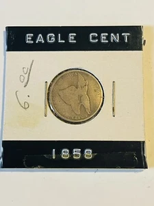 1858 Flying Eagle Cent Large Letters - Picture 1 of 4
