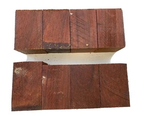 Tapón de botella Padauk 6 piezas 2x2x3 - madera torneada en blanco - envío gratuito a EE. UU. - Imagen 1 de 4
