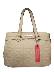 New CATHERINE MALANDRINO NWT $98 Vegan Leather Purse PAIGE SATCHEL - Picture 1 of 10