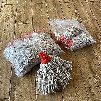 Joblot Of 8 Swift Plastic Socket Mop Heads 160g Red RRP £5.49 Each NEW! • 25£