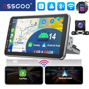KAM 4+64GB Android 14 Carplay Autoradio GPS Navi 1 DIN 360° Drehbar Bildschirm - Bild 1 von 15