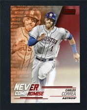 2018 Stadium Club Never Compromise Red #NC-CC Carlos Correa