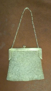 STERLING MESH PURSE STERLING 10" BY 4" 104.6 GRAMS - Picture 1 of 14