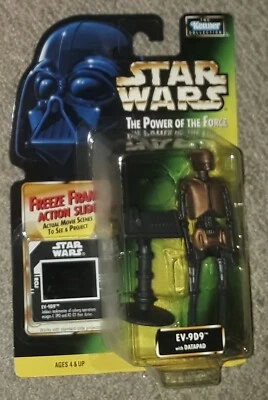 Kenner Star Wars POTF EV-9D9 With Datapad Freeze Frame new sealed hasbro - Image 1 of 2