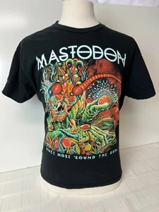 T-Shirt Mastodon Band - Once More 'Round the Sun Men's M Black w Concert Design - Picture 1 of 9
