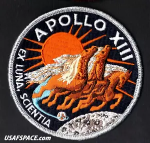 APOLLO 13 LION BROTHERS VINTAGE ORIGINAL NASA Hallmarked CLOTH BACK SPACE PATCH - Picture 1 of 5