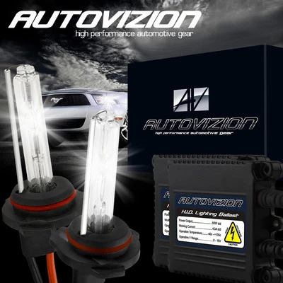 55W HID Conversion Kit Xenon Light Bulbs Slim Digital Ballasts 9005/9006/9007/4 - Image 1 of 4