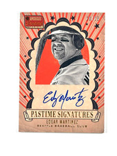 /25 ! EDGAR MARTINEZ 2013 2014 PANINI AMERICAS PASTIME SIGNATURES AUTO SIGNED