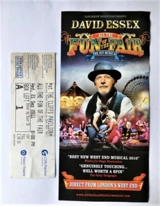 DAVID ESSEX All The Fun of The Fair Flyer & Ticket Cliffs Pavilion Southend 2011 - Picture 1 of 5