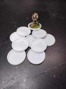 Etiquetas de identificación 28 mm para miniaturas x10 - blancas - Imagen 1 de 2