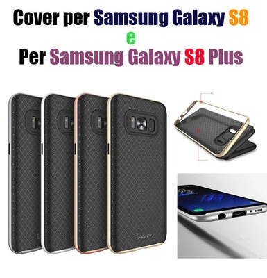 Cover custodia per Samsung Galaxy S8 copertura bordi  Tpu+PC originale Ipaky - Immagine 1 di 4