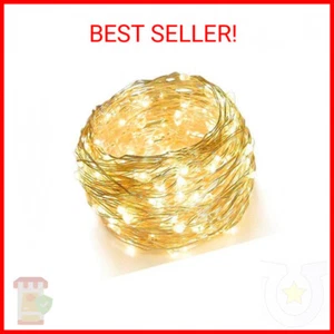 Twinkle Star 33FT 100 LED Silver Wire Fairy String Lights for Christmas Wedding - Picture 1 of 2