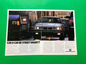 1992 BMW 325i 2 PAGE ORIGINAL PRINT AD ADVERTISEMENT - Bild 1 von 1