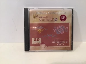 DAKOTA COLLECTIBLES CD-ROM Gunold Fashion Heirloom #1 20 Designs 970149 Sealed - Picture 1 of 3