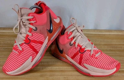 Nike LeBron Witness 7 Shoes Mens 10.5 Bright Crimson Basketball Lace Up Sneakers - Image 1 of 4