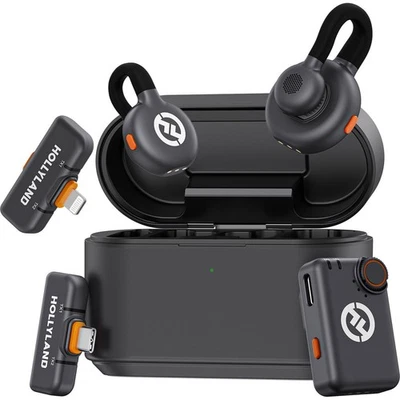 Hollyland LARK M2S 2-Person Wireless Ultimate Combo Version Lavalier Microphone