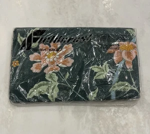 Vtg Fieldcrest Perfection Floral Butterfly Twin Fitted Sheet Flowers 39”x 75” - Picture 1 of 12