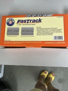 (2) LIONEL FASTRACK DESACOPLAMIENTO tren de vía rápida naranja 6-12020 - Imagen 1 de 4