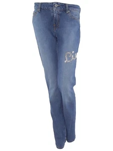 Liu Jo Jeans Da Donna Blu Denim Taglia W29 Vita Regolare Gamba Dritta Casual Fit - Picture 1 of 13