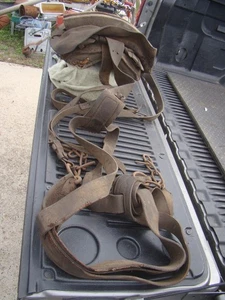 Antikes Paket Sattelleder & Holz tolle Patina sehr selten tolles Western Deko Artikel B - Bild 1 von 15