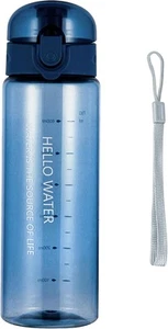 Water Bottle Sports Bottle, Reusable Clear 26 Ounces, blue - Picture 1 of 7