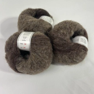 Lot of 3 Crystal Palace Yarns Merino Stripes Browns Color 32 115 yds 50gr Each - Image 1 of 4