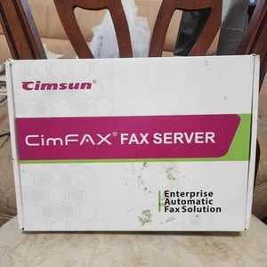 CimFAX A5 Fax Server | Fax from Phone/PC | Fax Remotely Paperless Fax Machine | - Bild 1 von 12