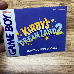 Nintendo Gameboy Manual Only Kirby’s Dream Land 2 - NO GAME - Picture 1 of 4