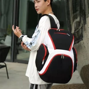 Sports Bag Gym Soccer Basketball Backpack Shoe Compartment Training Fitness Bags - Picture 1 of 96