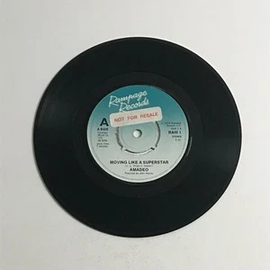 Amadeo - Moving Like A Superstar (Promo) 7" Vinyl Record - RAM 1 EX - Picture 1 of 4