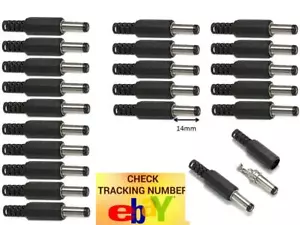 NEU 20er-Pack 2,1 mm x 5,5 mm Stecker DC Netzstecker Steckverbinder für Überwachungskamera CCTV - Bild 1 von 2