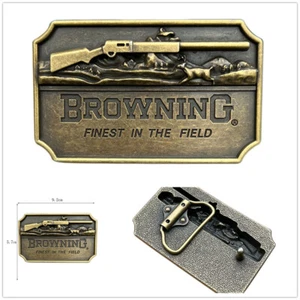 Retro Vintage Classic Men's Belt Buckle Metal Alloy Western Cowboy New Design - Picture 1 of 4