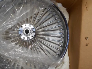 drag specialties wheel 21x3.5 08-13 fl LACED WHEEL 0203-0556 FAT SPOKES FRONT - Picture 1 of 4