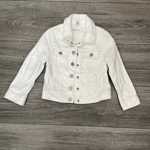 Gap Kids 1969 weiße Baumwolljeansjacke Größe 4 - Bild 1 von 13