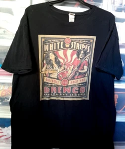 WHITESTRIPES: BREWCO CALIFORNIA: OUR BEERS WILL ROCK YOU / T-Shirt SIZE 3XL - GC - Picture 1 of 6
