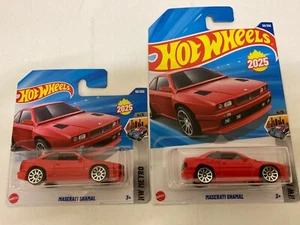 Hot Wheels 2025 mainline - Maserati Shamal x2 (short + long card) - Picture 1 of 13