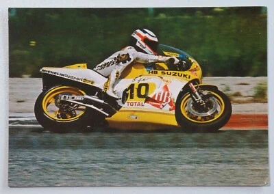 Motocicleta Roberto Galina Racer HB Suzuki Nº 10 postales 8052 Foto 1 de 3