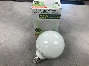 Energy Wiser 19W G30 CFL Bulb Long Life 2700K - Picture 1 of 3