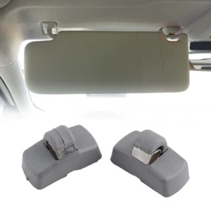 FIT SEAT 2 STÜCK GRAU SONNENBLENDE HAKEN CLIP HALTERUNG AUFHÄNGER - Bild 1 von 10