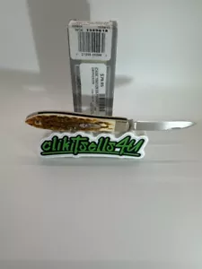 CASE 00246 TB61028 SS TEAR DROP AMBER KNIFE RE0325MT (DRP023229) - Picture 1 of 6