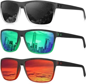 Polarized Sunglasses for Men, Lightweight Sun Glasses with UV Protection - Picture 1 of 6