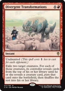 MTG - DIVERGENT TRANSFORMATIONS - Commander 2016 (R) - Picture 1 of 1