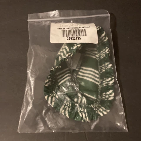 Longaberger sm Comforts Liner Hunter Green Stripes Cover
