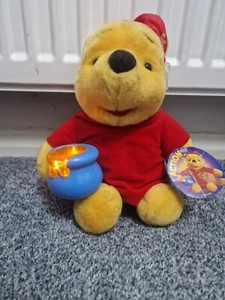 Vintage Disney Winne The Pooh Nightlight Plush BNWT Mattel 1998 - Picture 1 of 4