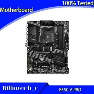 FOR MSI B550-A PRO B550 Motherboard Supports AMD AM4 64GB DDR4 ATX standard HDMI - Picture 1 of 5