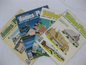 Vintage 4 PB book lot Popular Homes & Plans 87th - 90th Edition VG - Imagen 1 de 5