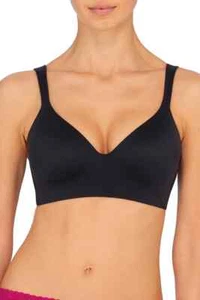 Natori BH Damen Schwarz Bügelfrei Kabellos Kontur BH Größe 34DD - Bild 1 von 10