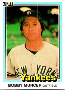 1981 Donruss #111 Bobby Murcer - Picture 1 of 2